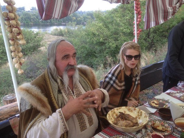 Ольга Фреймут на Хортице. Фото: vk.com/kp_17_09_2013