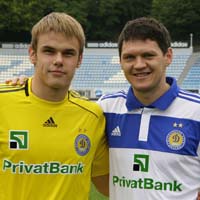 Максим Коваль в новой форме ФК "Динамо".
Фото www.fcdynamo.kiev.ua