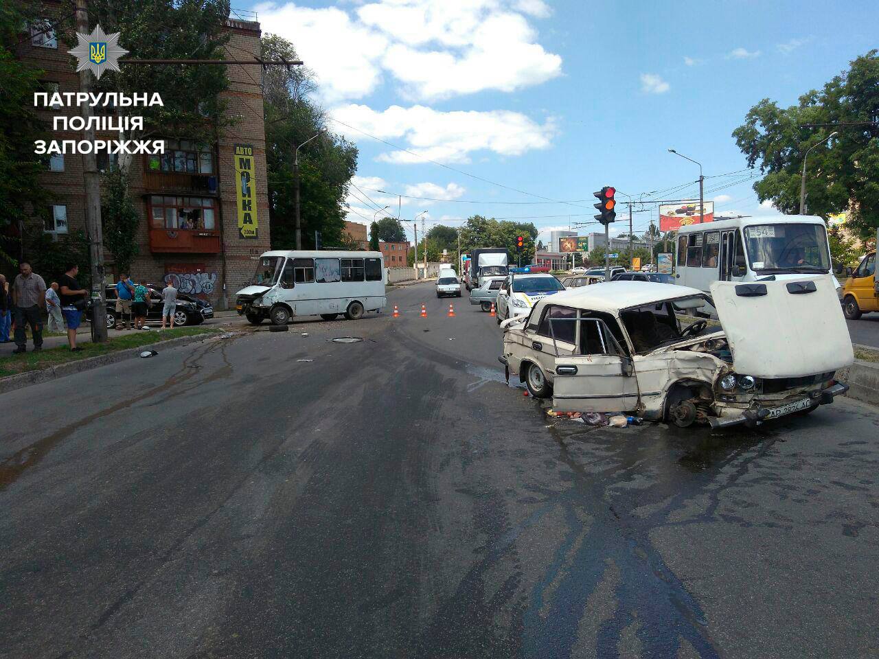 Авария на проспекте металлургов