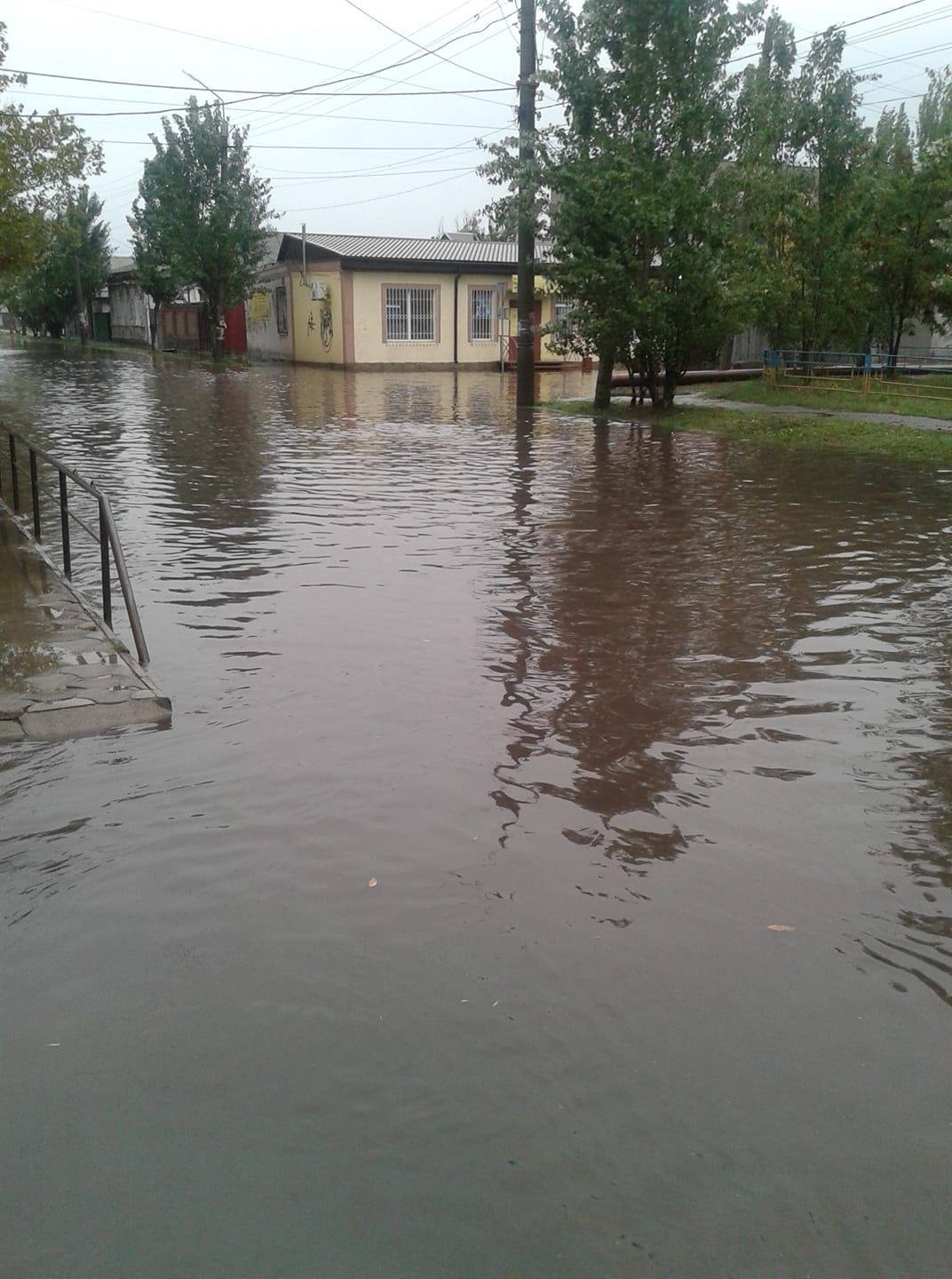 потоп в Бердянке. фото: группа Brd24 Бердянск