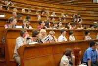 Запорожских студентов духовно просветили.
Фото www.meria.zp.ua.