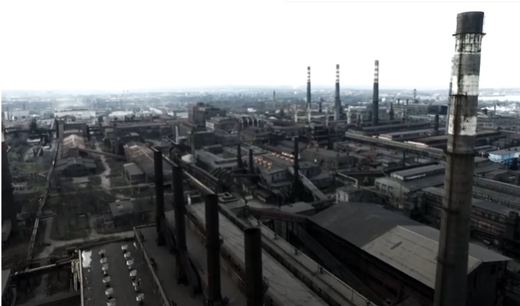 Промзона с высоты. Скриншот