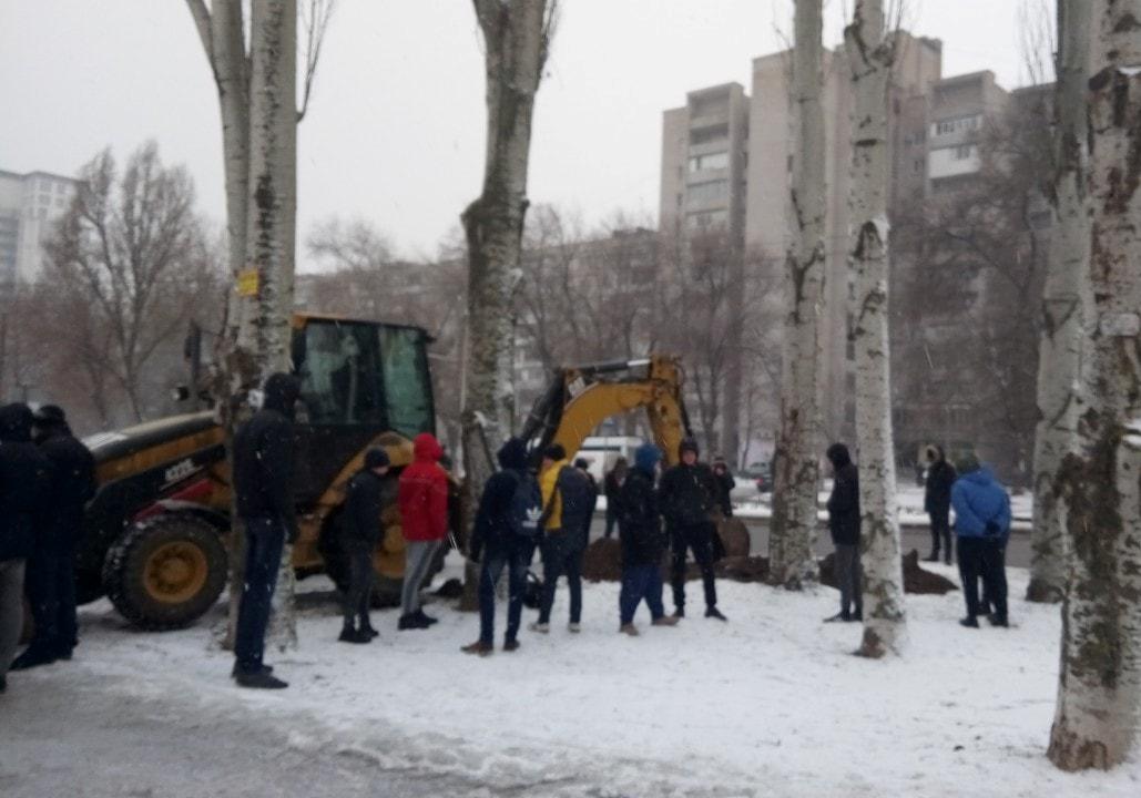 строительство ЖК на Бородинском. фото: fb Stanislav Skalozub