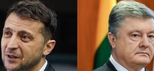 Первый пошел: Петр Порошенко и Владимир Зеленский поскандалили в прямом эфире