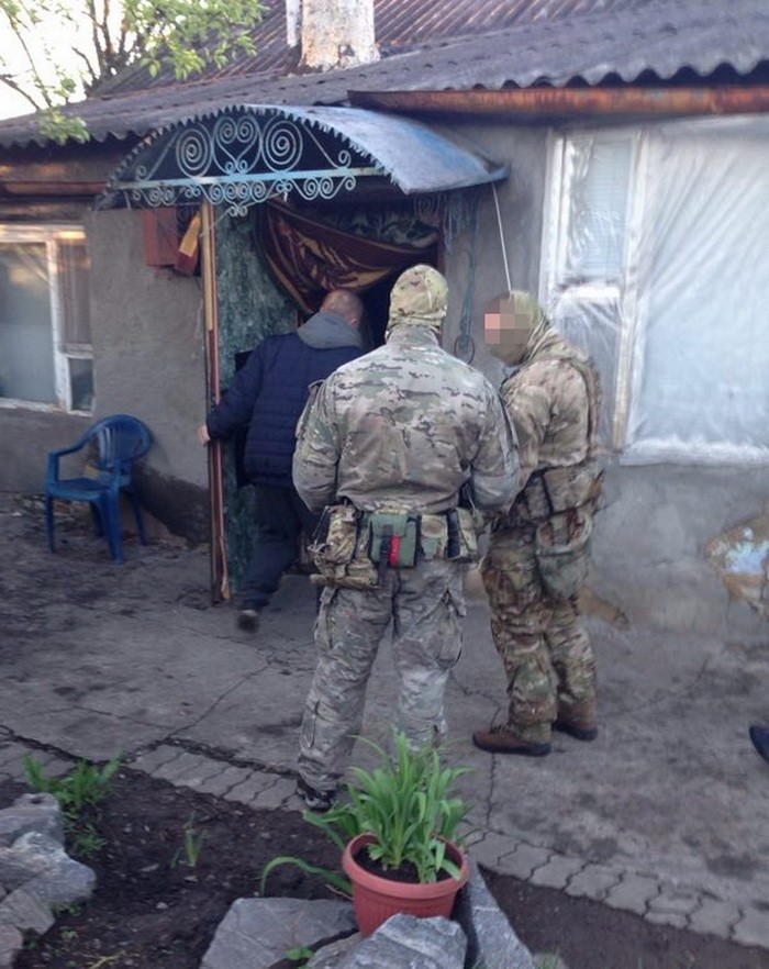 В Запорожье задержали боевика Л/ДНР. Фото: СБУ