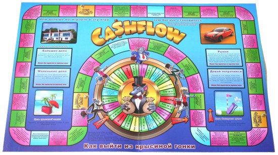Настольная игра Крысиные бега (Cashflow) купить в Киеве, Одессе, Днепре, Харькове, в Львове