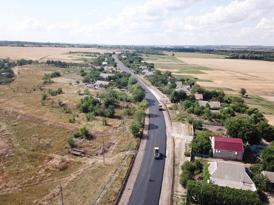 Трассу Запорожье-Мариуполь практически завершили. Фото: fb Юрий Голик