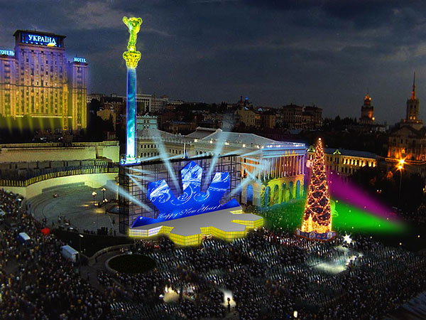 Такого шоу Майдан еще точно не видел.

Фото: КГГА