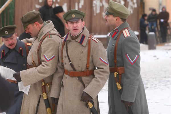 Недавно в Киеве снимали российскую "Белую гвардию". Фото Максима Люкова. 