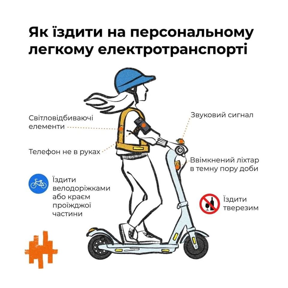 Правила передвижения на электротранспорте. Источник фото: Facebook-страничка Yaroslav Yurchyshyn