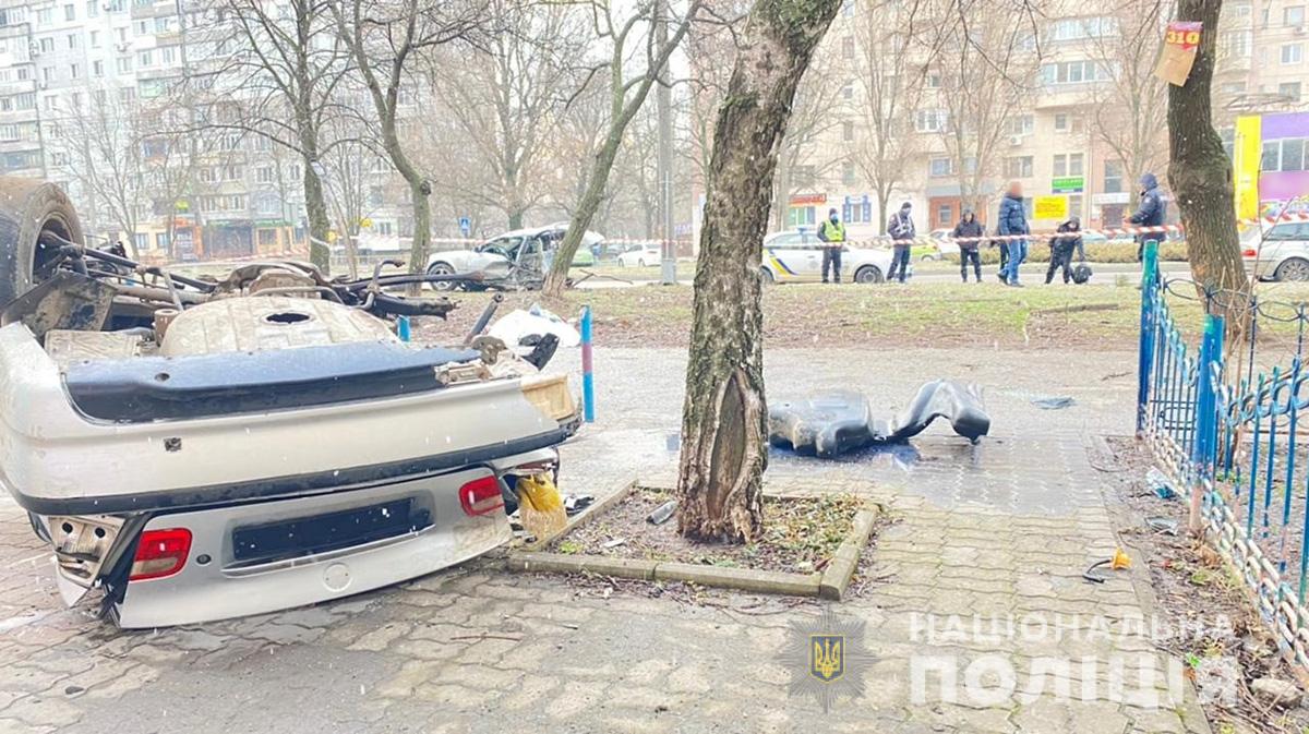 "Смертельная авария на Бородинском - фото: zp.npu.gov.ua"