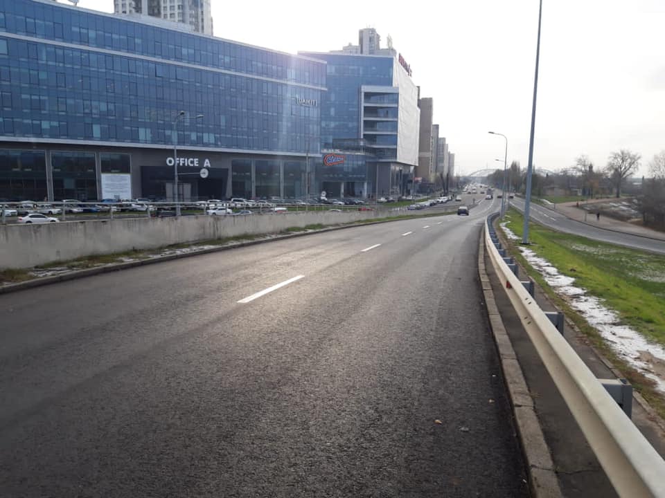 "Развязка на Березняках. Фото: Facebook Александра Густелева"